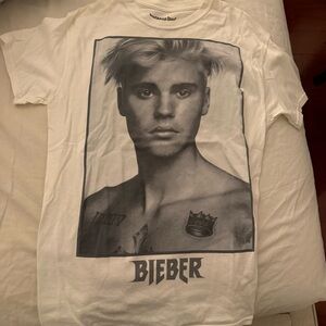 Bieber White Graphic T-Shirt